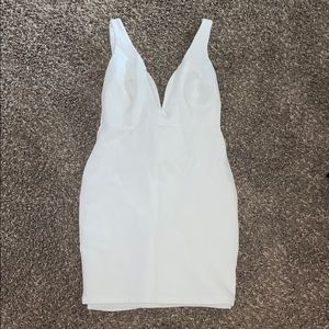 Lulu’s White Bodycon Mini Dress